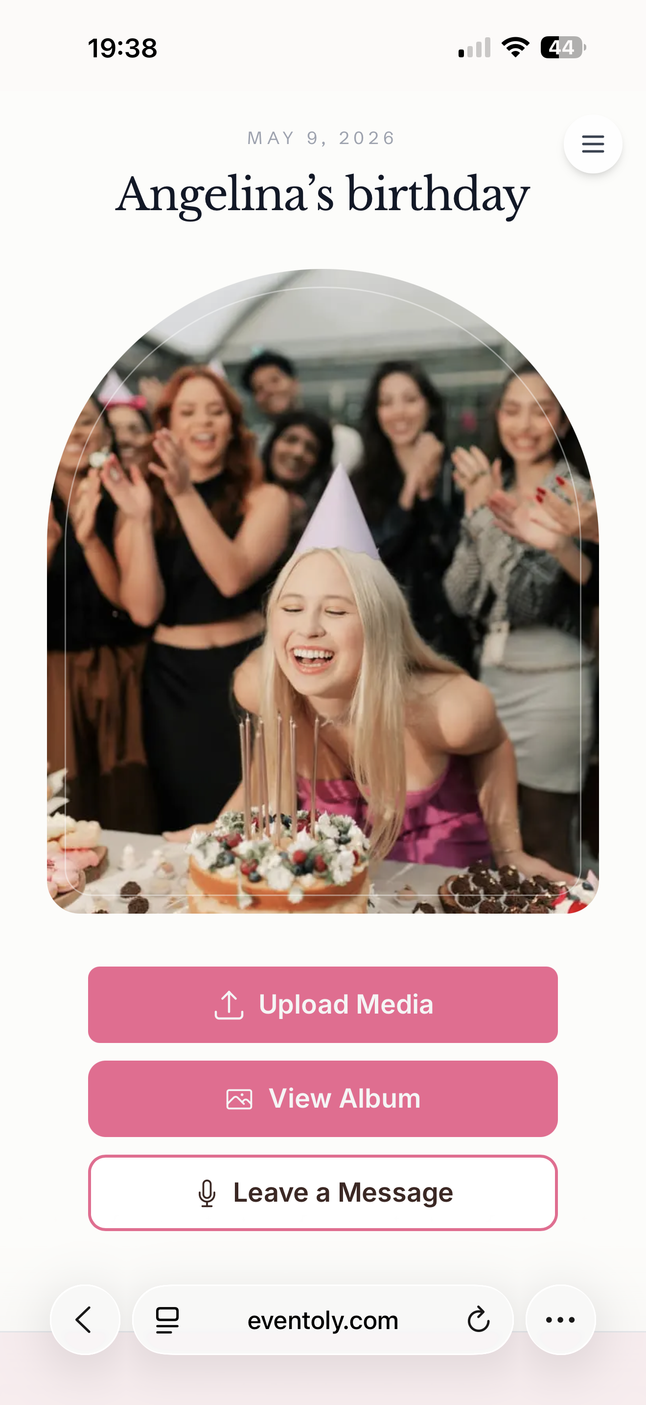How to make a shared album for birthday