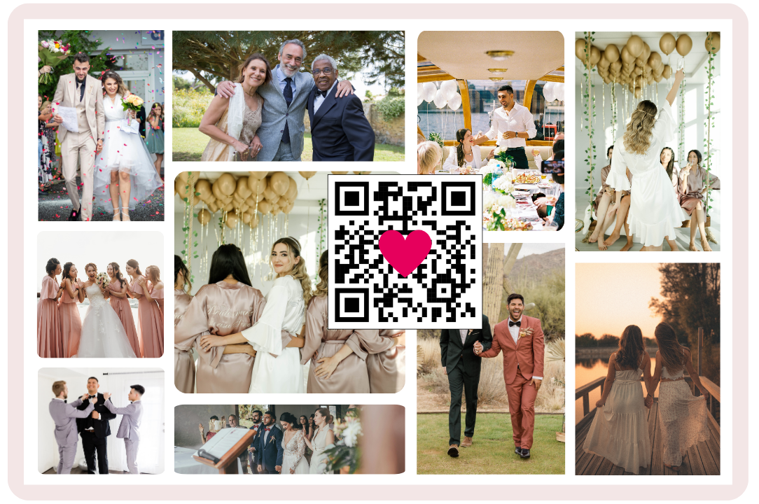 wedding qr code for photos